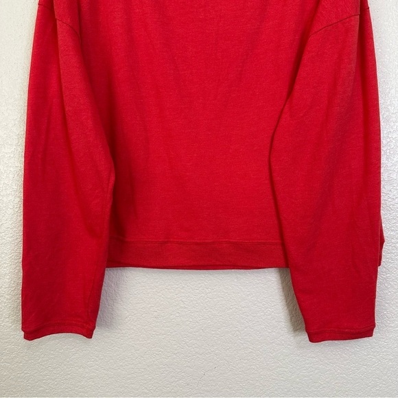 Coca Cola Heart Red Long Sleeves Crop Tee, Size XXL - Picture 8 of 12